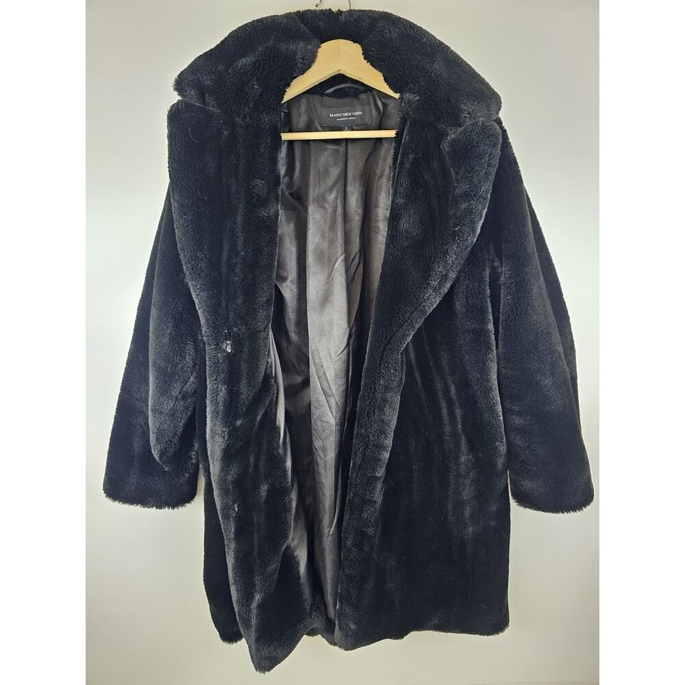 Marc New York Womens Fur Coat Size Medium